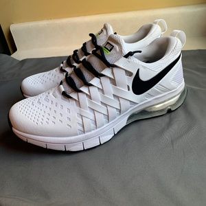 Men's White Nike Fingertrap Max Shoes- Size 11.5